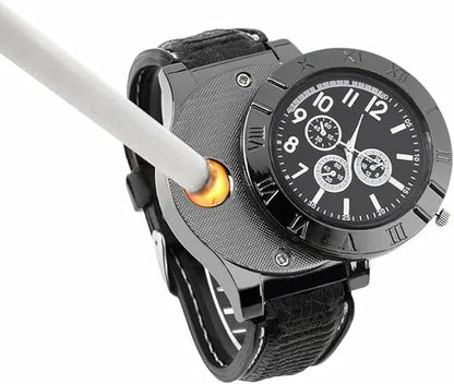 Premium USB Lighter Watch Men's